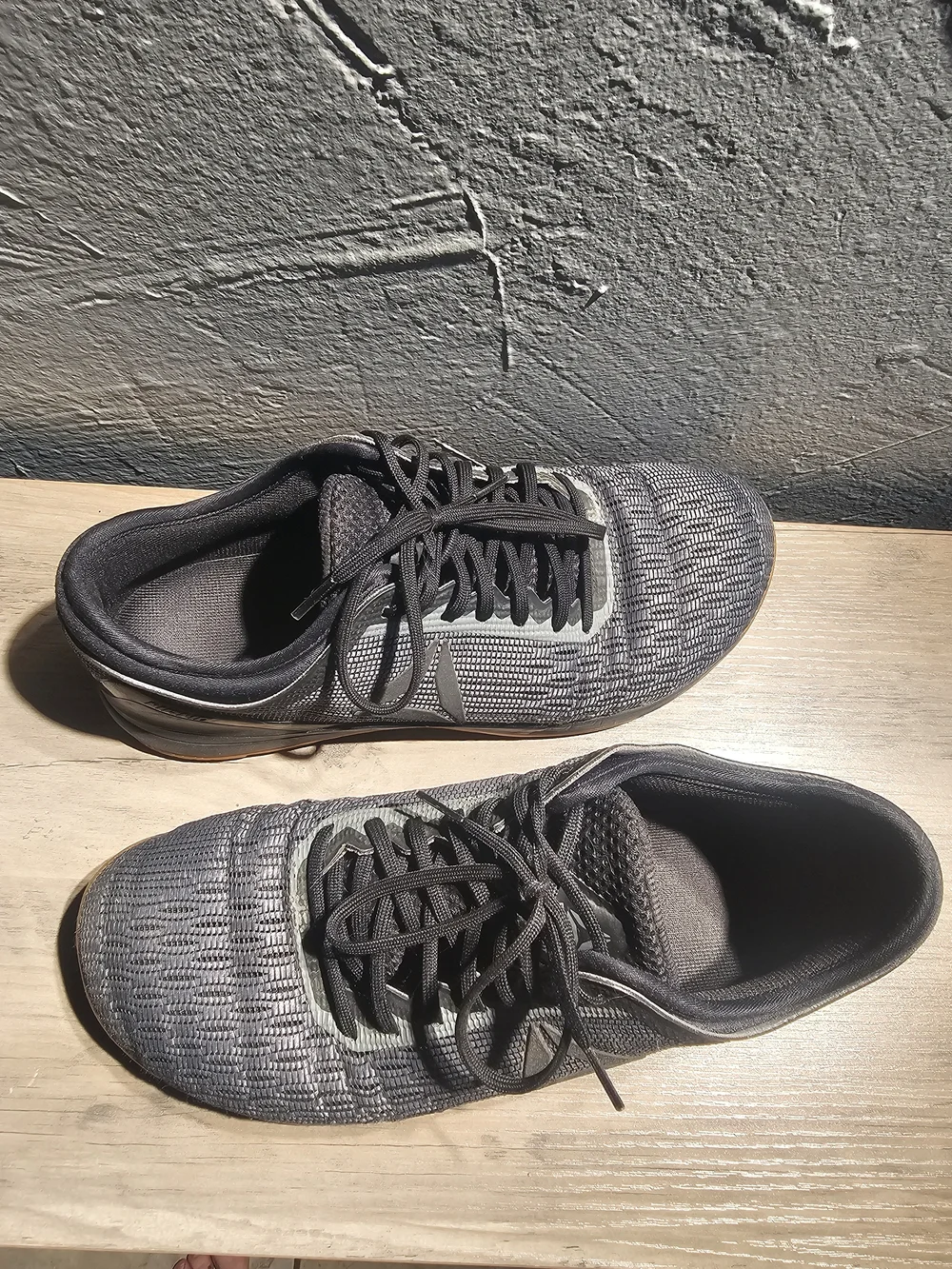 Reebok Nano Men’s Grey Knit Athletic Sneakers